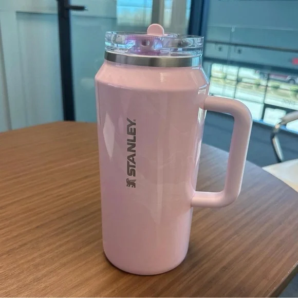 Stanley 64 oz Stainless Steel Quencher Pro Tour Tumbler Pink Amethyst Calacatta - Picture 8 of 10